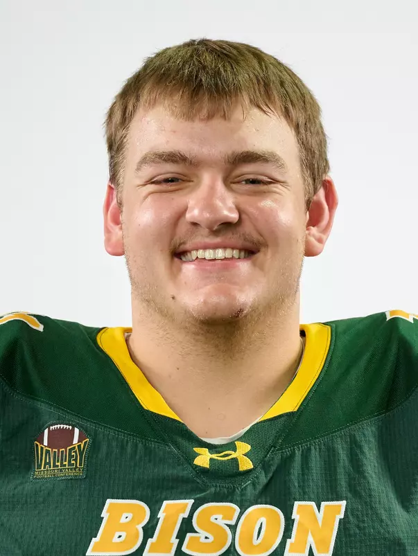 North Dakota State University football headshot taken August 8, 2025.