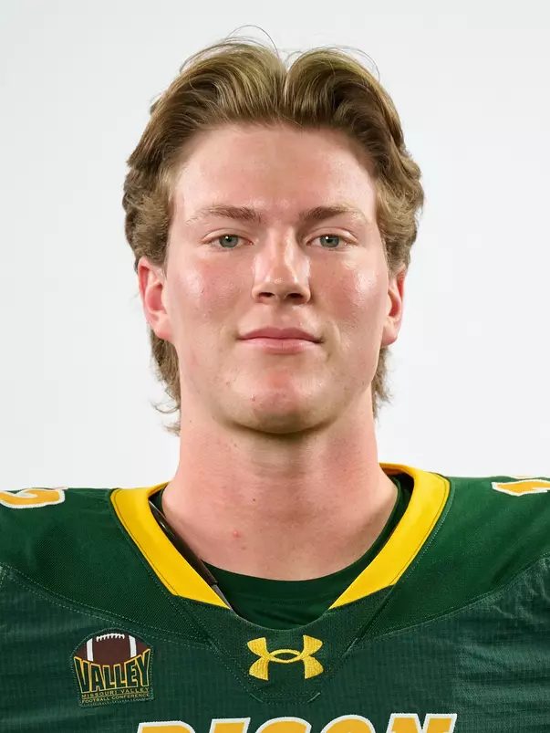 North Dakota State University football headshot taken August 8, 2025.