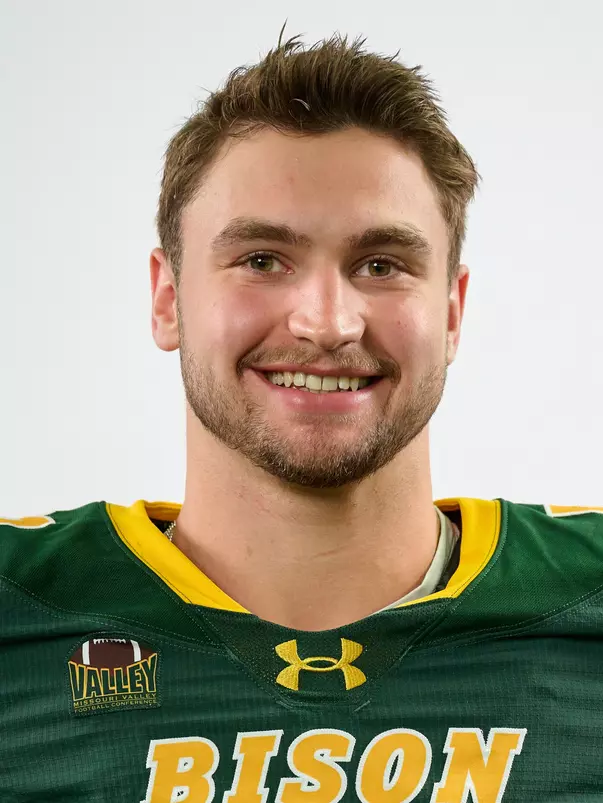 North Dakota State University football headshot taken August 8, 2025.