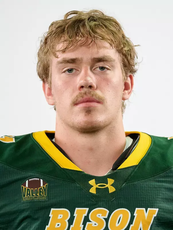 North Dakota State University football headshot taken August 8, 2025.