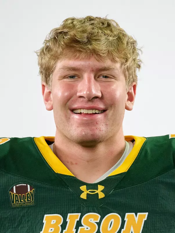 North Dakota State University football headshot taken August 8, 2025.