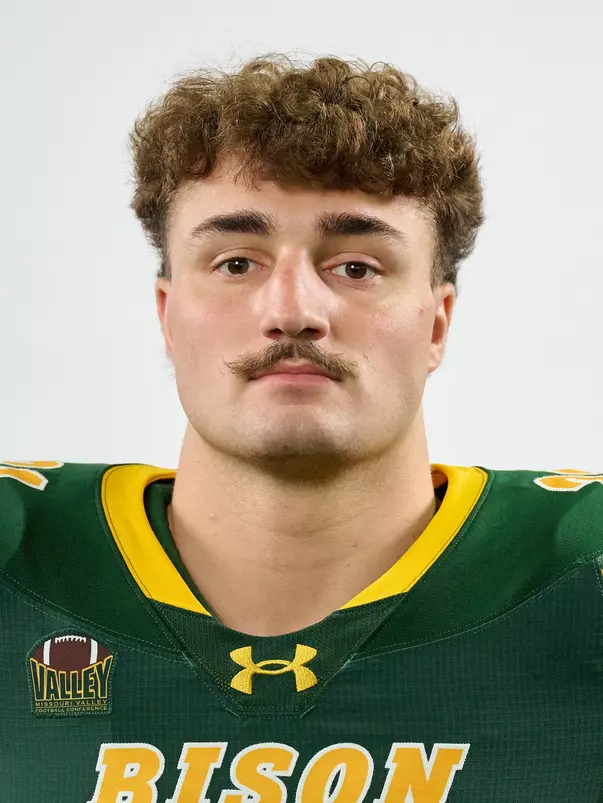 North Dakota State University football headshot taken August 8, 2025.