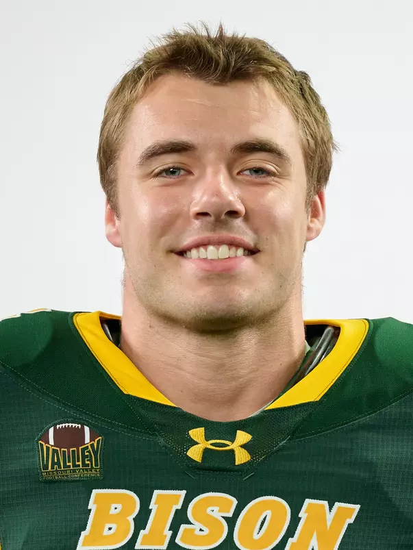 North Dakota State University football headshot taken August 8, 2025.