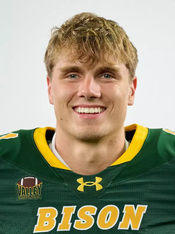 North Dakota State University football headshot taken August 8, 2025.
