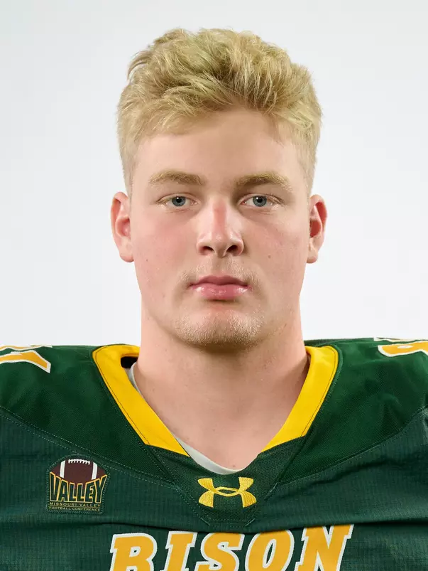 North Dakota State University football headshot taken August 8, 2025.