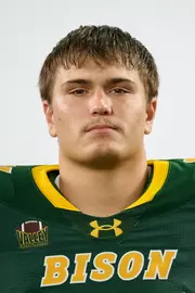 North Dakota State University football headshot taken August 8, 2025.