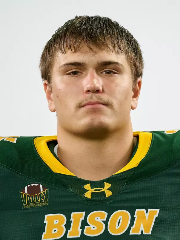 North Dakota State University football headshot taken August 8, 2025.