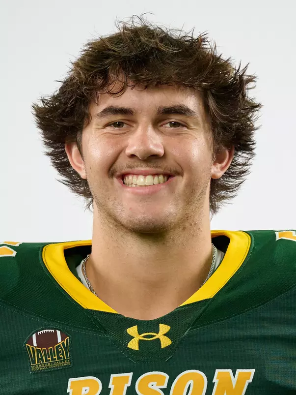 North Dakota State University football headshot taken August 8, 2025.