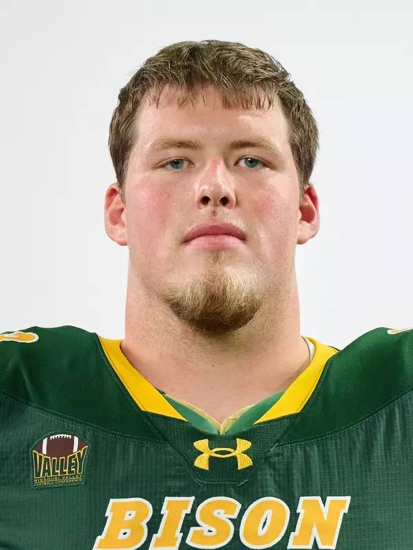North Dakota State University football headshot taken August 8, 2025.
