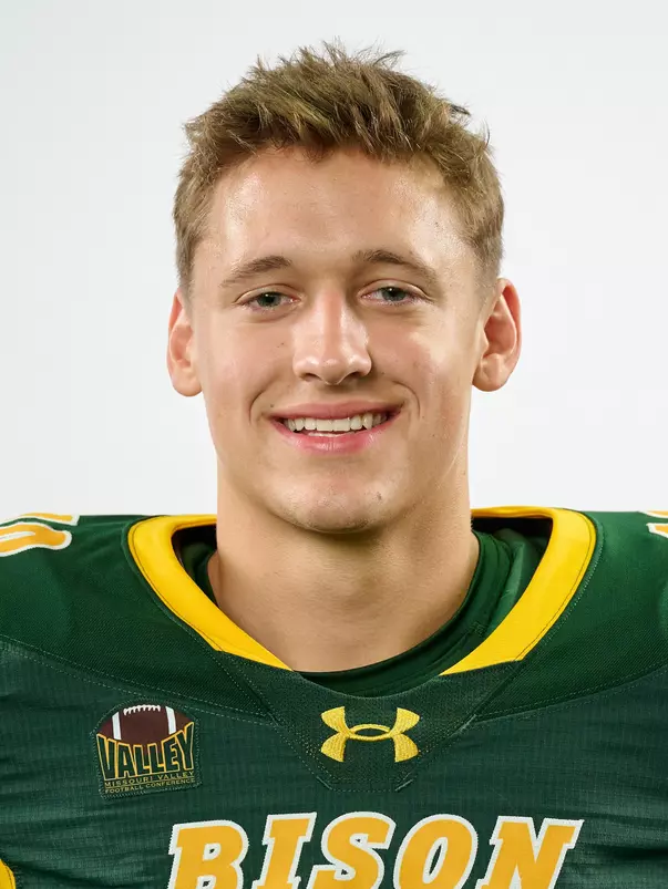 North Dakota State University football headshot taken August 8, 2025.