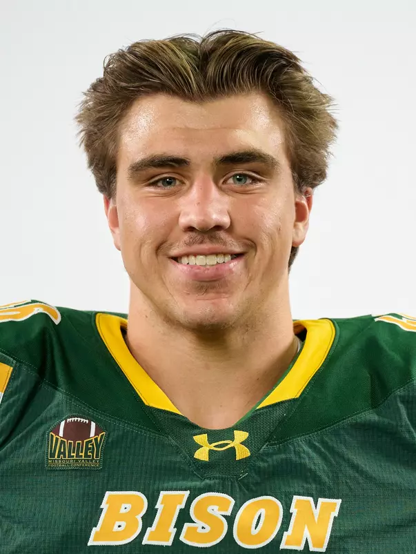 North Dakota State University football headshot taken August 8, 2025.