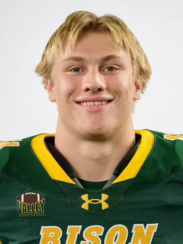 North Dakota State University football headshot taken August 8, 2025.