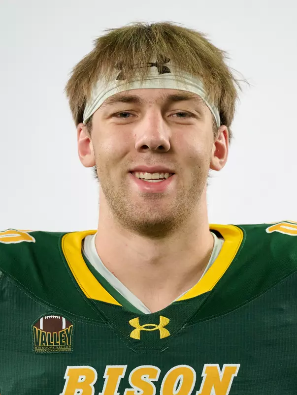 North Dakota State University football headshot taken August 8, 2025.