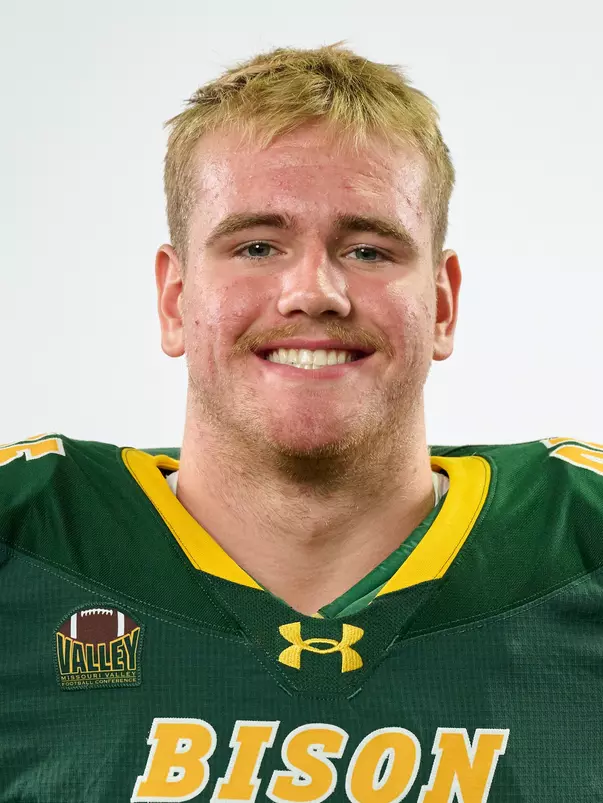 North Dakota State University football headshot taken August 8, 2025.