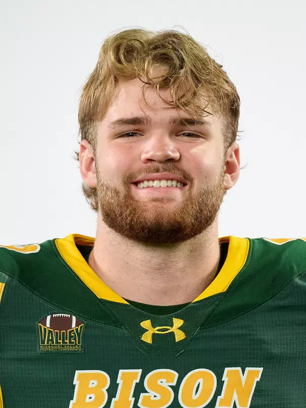 North Dakota State University football headshot taken August 8, 2025.