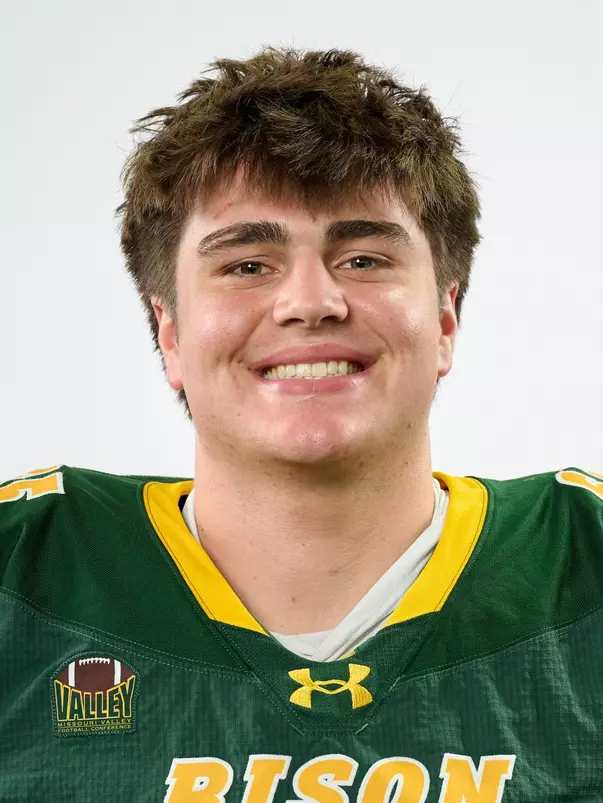 North Dakota State University football headshot taken August 8, 2025.