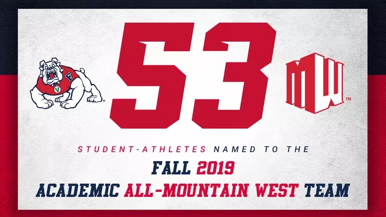 53 Bulldogs earn Academic All-MW honors for fall term