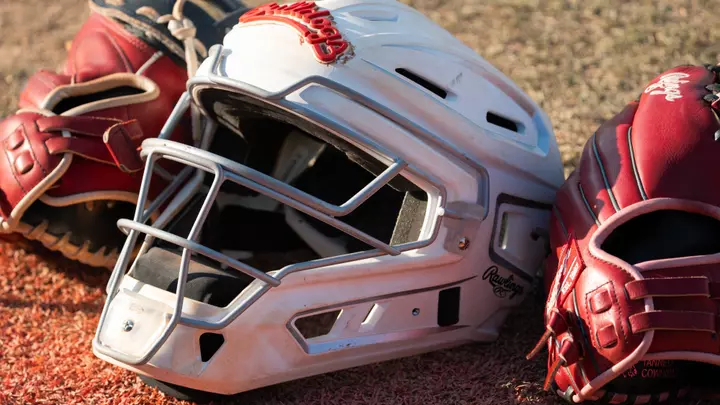 Softball mask and gloves