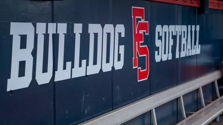 Fresno State softball dugout