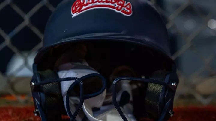 SB Bulldogs script helmet