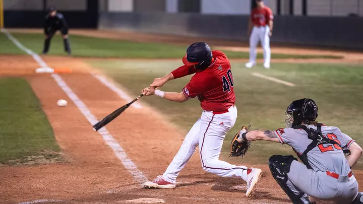 Cayden Munster at bat