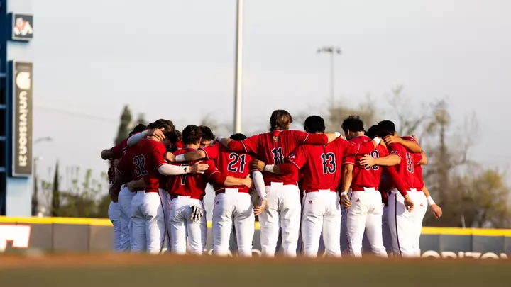 Baseball huddle