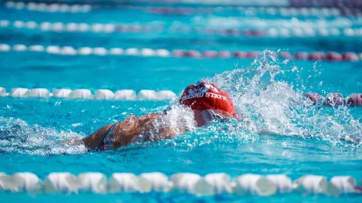 swim cap Fresno State