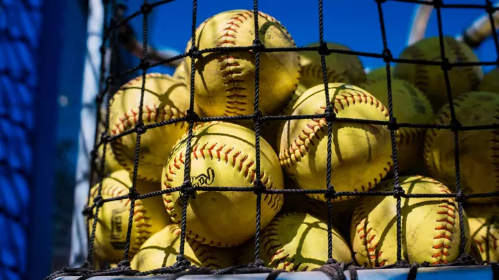 Softball ball basket