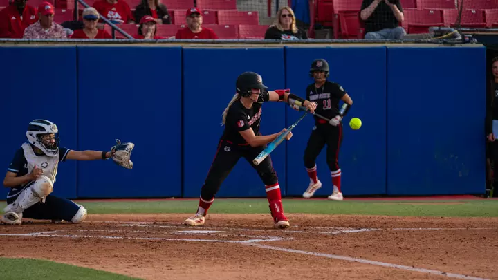 Rylee Bocchini at bat