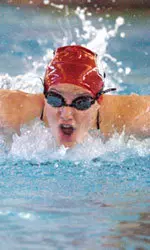 Swimming and Diving Completes First Day of IU Invitational