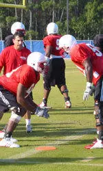 Cards Hold Final Public Practice in Preparation for Toyota Gator Bowl