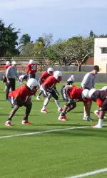 Cards Arrive in Miami, Begin Preparations for 2007 FedEx Orange Bowl