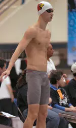 Vali Preda Places 15th in the NCAA 200-Breaststroke Prelims