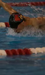 Nationally Ranked Swimming and Diving Hold Lead Over Missouri at Halfway Point