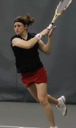 Women's Tennis Battles Back to Beat BYU