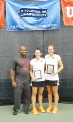 Fellerhoff/Shine Upset No. 4 Seed to Advance in ITA National Indoor Championship