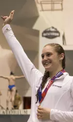 Worrell and De Lucca Win AAC Swimmers of the Week