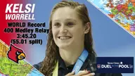 Kelsi Worrell Sets World and American Record at Duel in the Pool
