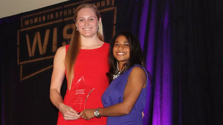 Kelsi Worrell Wins WISH Athlete of the Year Award