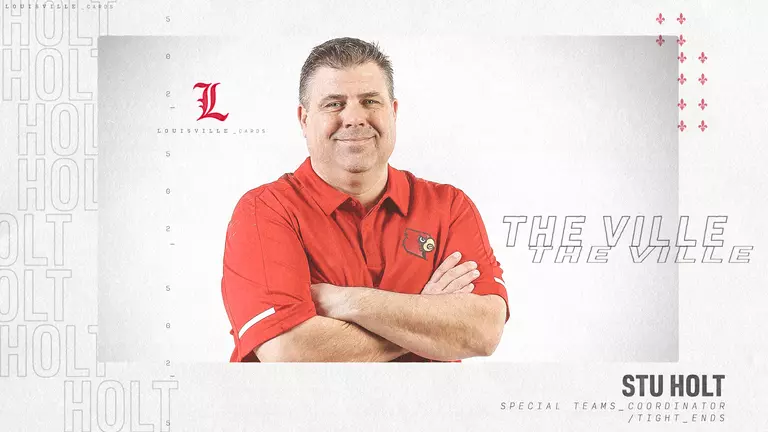 Louisville Football Tabs Holt to Coach Tight Ends and Coordinate Special Teams