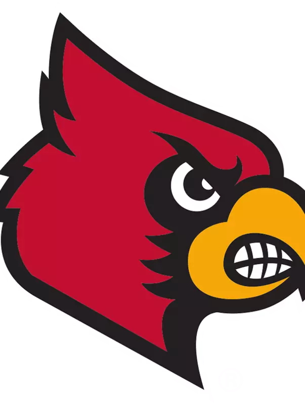 UofL Bird Head logo for black backgrounds