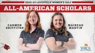 Griffiths and Martin Named WGCA All-American Scholars