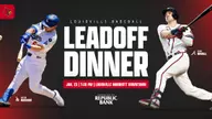 Duvall, Rushing to Headline 2026 Louisville Baseball Leadoff Dinner