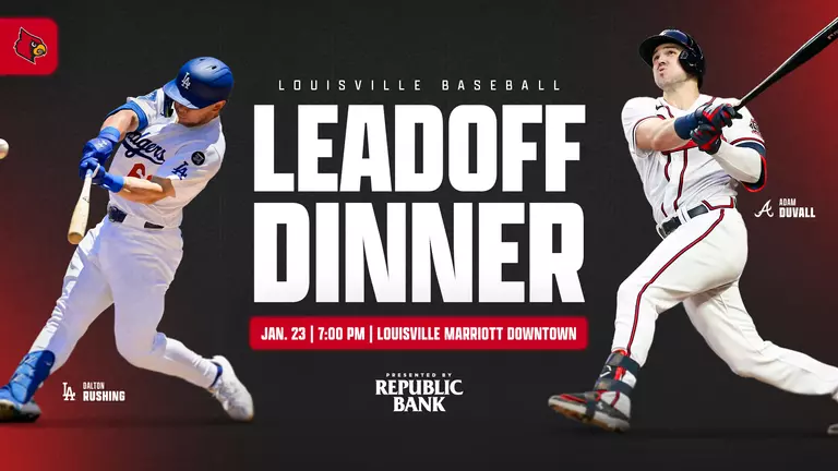 Duvall, Rushing to Headline 2026 Louisville Baseball Leadoff Dinner