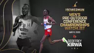 Geoffrey Kirwa Makes Bowerman Watch List Debut