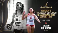 Jayden Ulrich Tabbed for Fourth Consecutive Bowerman Watch List