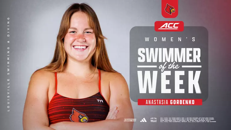 Gorbenko Named ACC Women's Swimmer of the Week