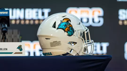 during Sun Belt Football Media Days at Sheraton New Orleans on July 26, 2023 in New Orleans, Louisiana. (Photograph by AJ Henderson, Sun Belt Conference)