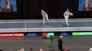 Highlight: FENCE | Burke Wins National Sabre Championship