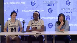 Postgame: WBK | Coach Griffith, Riley Weiss, and Susie Rafiu after Richmond